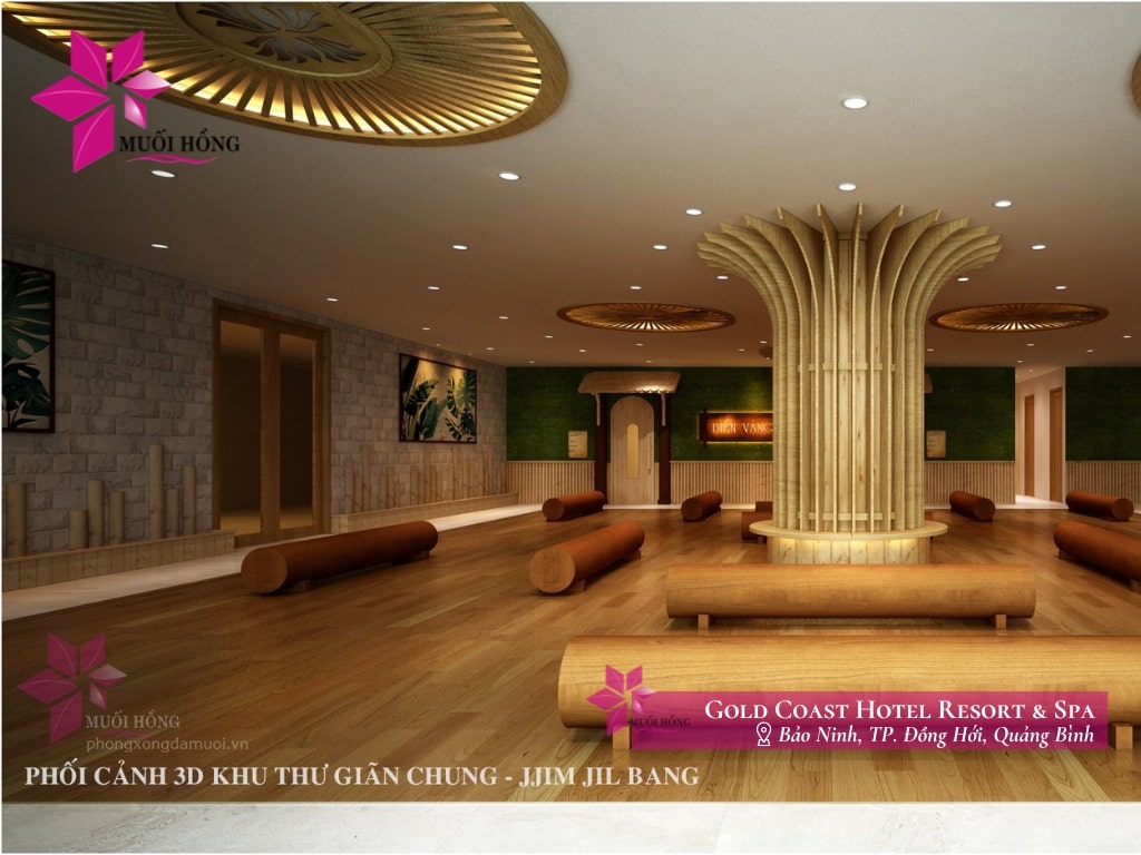 Thiết kế thi công Jjim Jil Bang Gold Coast Hotel