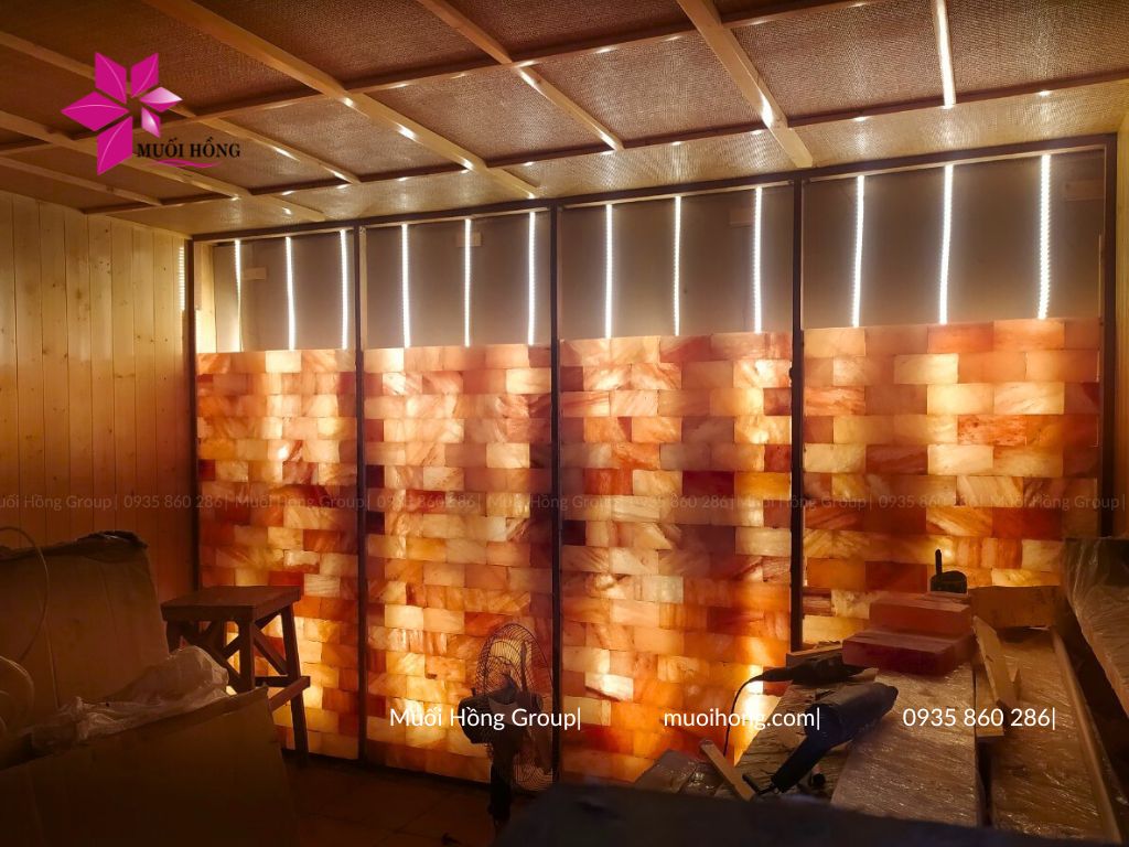 Thiết kế thi công spa đá muối Himalaya