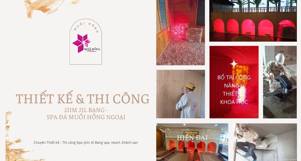 Thi công lắp đặt spa Jjim Jil Bang chuẩn Hàn