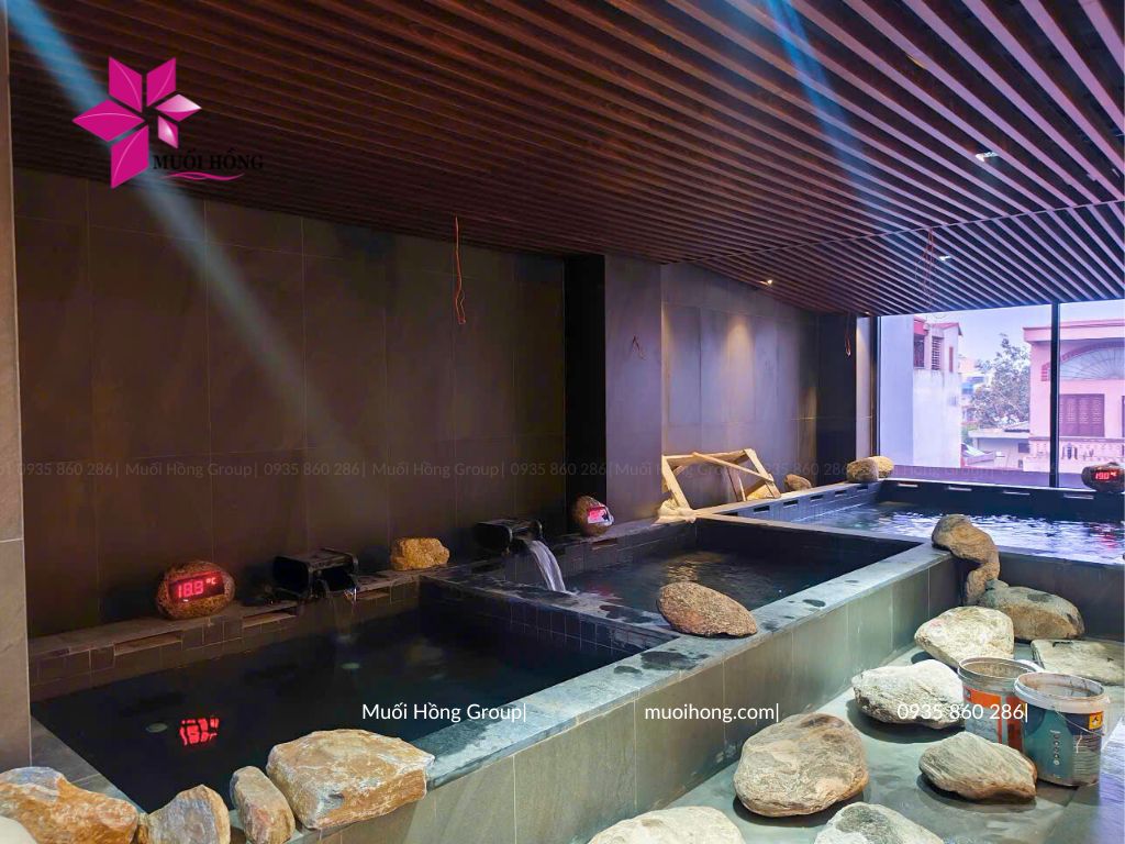 Thi công spa Onsen & Jjim Jil Bang