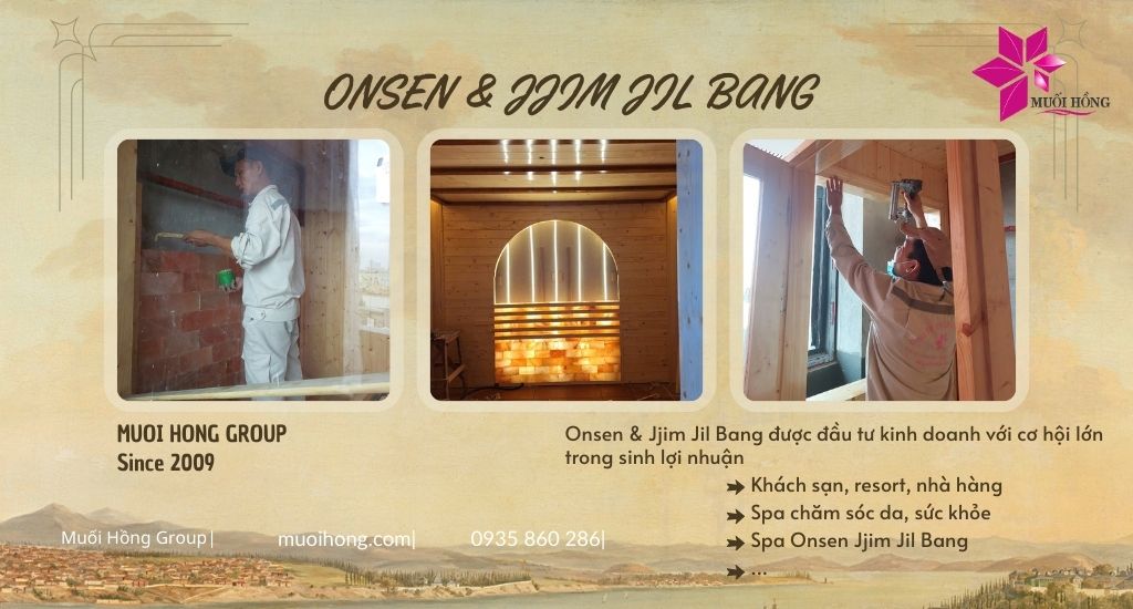 Lắp đặt Onsen & Jjim Jil Bang khách sạn