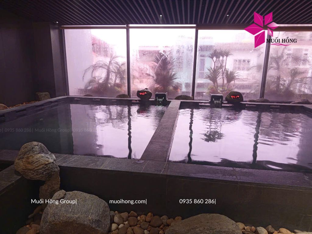 Thi công spa Onsen Jjim Jil Bang chuẩn sao