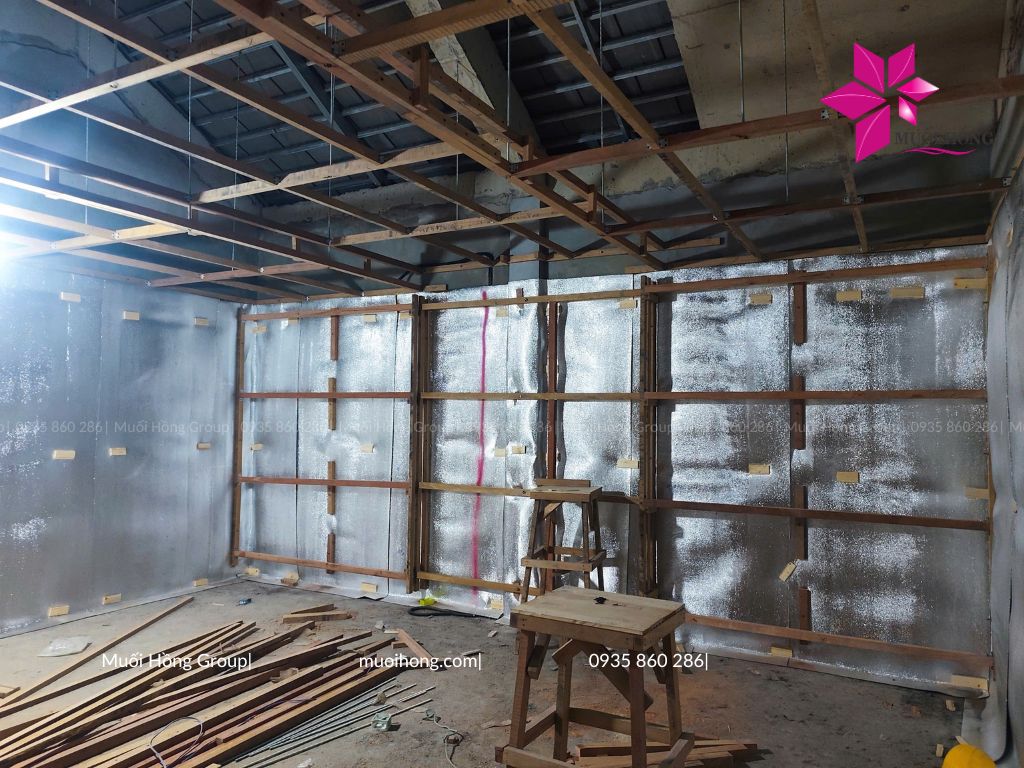 Thi công lắp đặt phòng xông hơi đá muối hồng ngoại