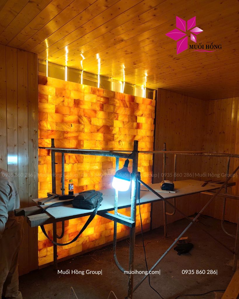 Thiết kế thi công spa đá muối Himalaya