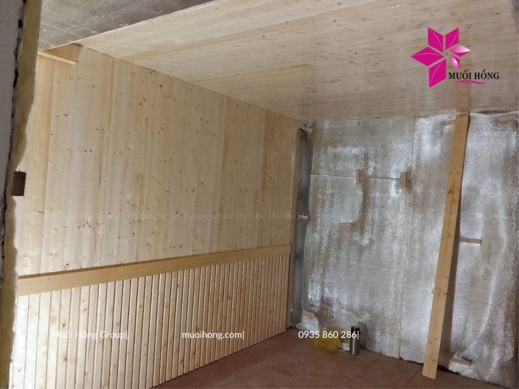 Thi công phòng xông hơi JjimJilBang chuẩn Hàn