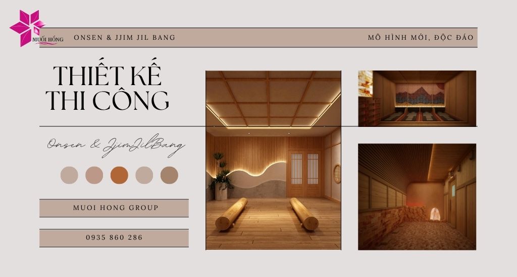 Thi công Onsen Jjim Jil Bang khách sạn