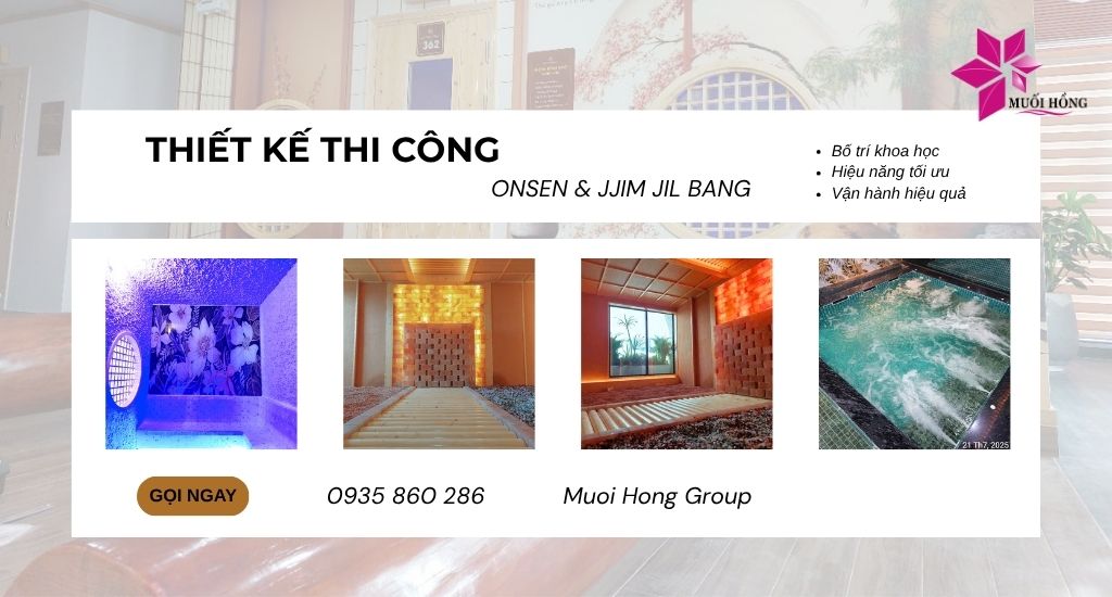 Lắp đặt spa Onsen Jjimjilbang khách sạn