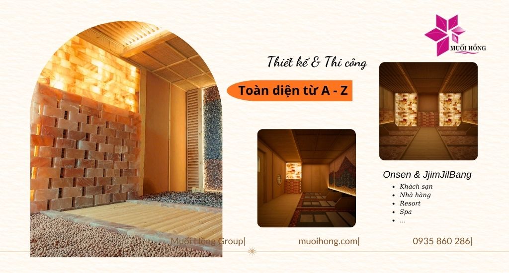 Thi công Onsen JjimJilBang khách sạn