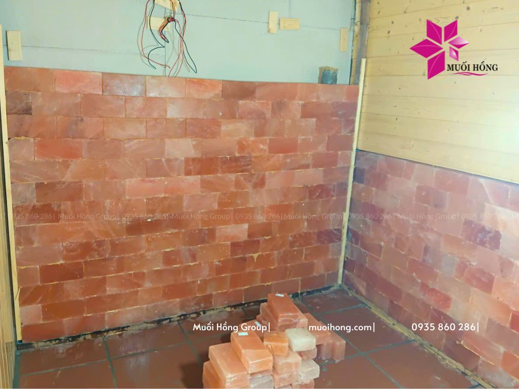 Thi công lắp đặt spa đá muối Himalaya