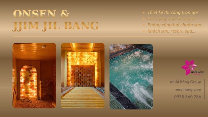 Spa Đá Muối Trong Thi Công Khu Onsen Trong Năm 2026 – Muối Hồng Group