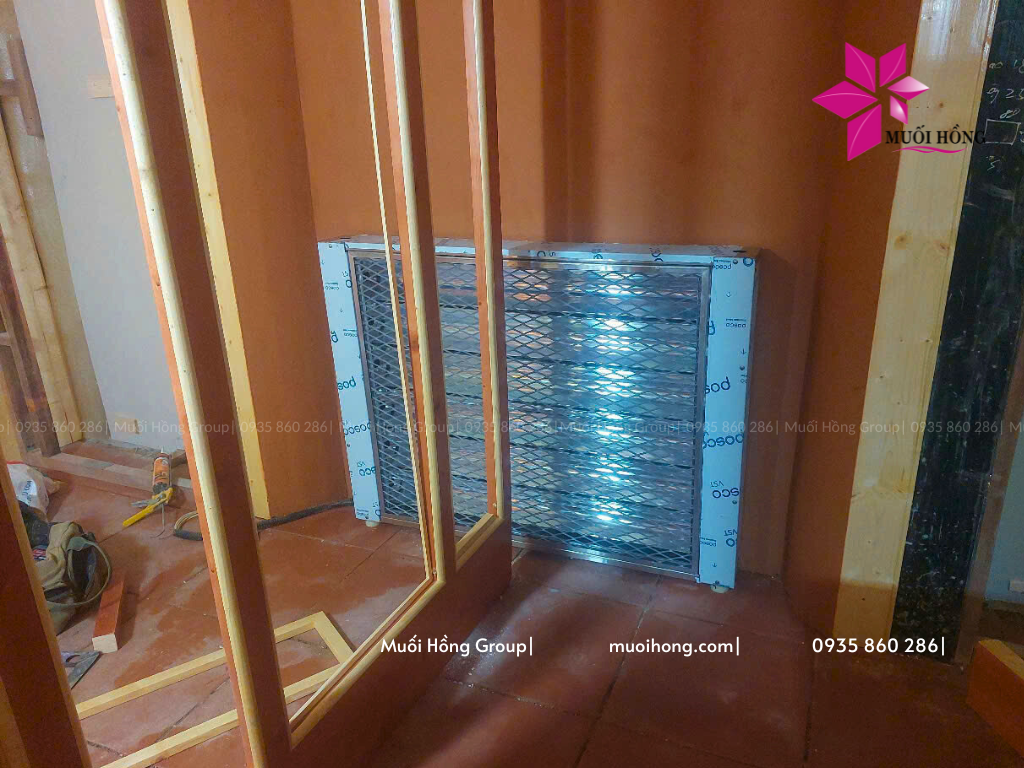 Thi công phòng xông đá muối chuẩn sao