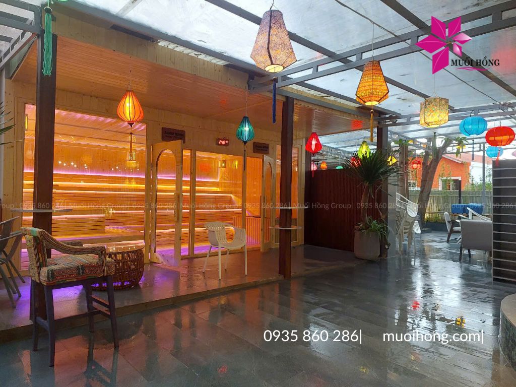 Lắp Đặt phòng xông hơi đá muối Epic Reset Hội An