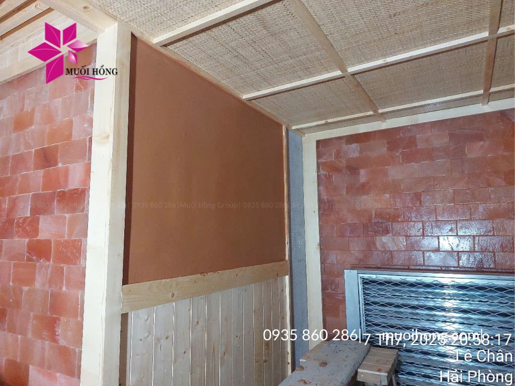Thi công spa đá muối Himalaya