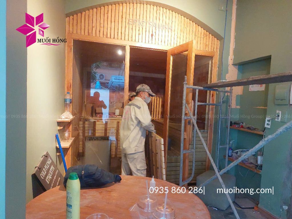 Thi công spa Onsen Jjimjilbang hotel