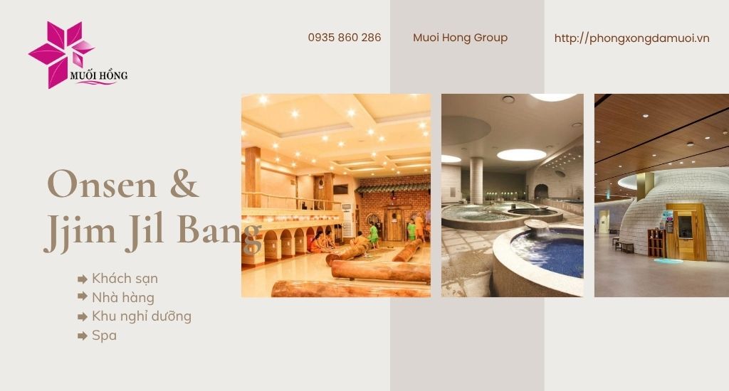Thi công phòng xông hơi spa JjimJilBang
